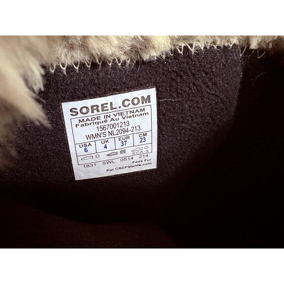 Sorel Womens Tivoli High II NL2094-213 Gray Green Lace Up Snow Boots Size 6 - Picture 4 of 7